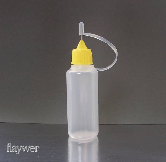 Plastic bottle with metal needle cap - 20ml