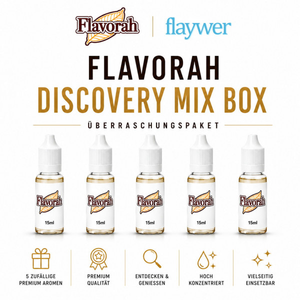 Flavorah Discovery Mix Box (5x15ml Surprise Bag)